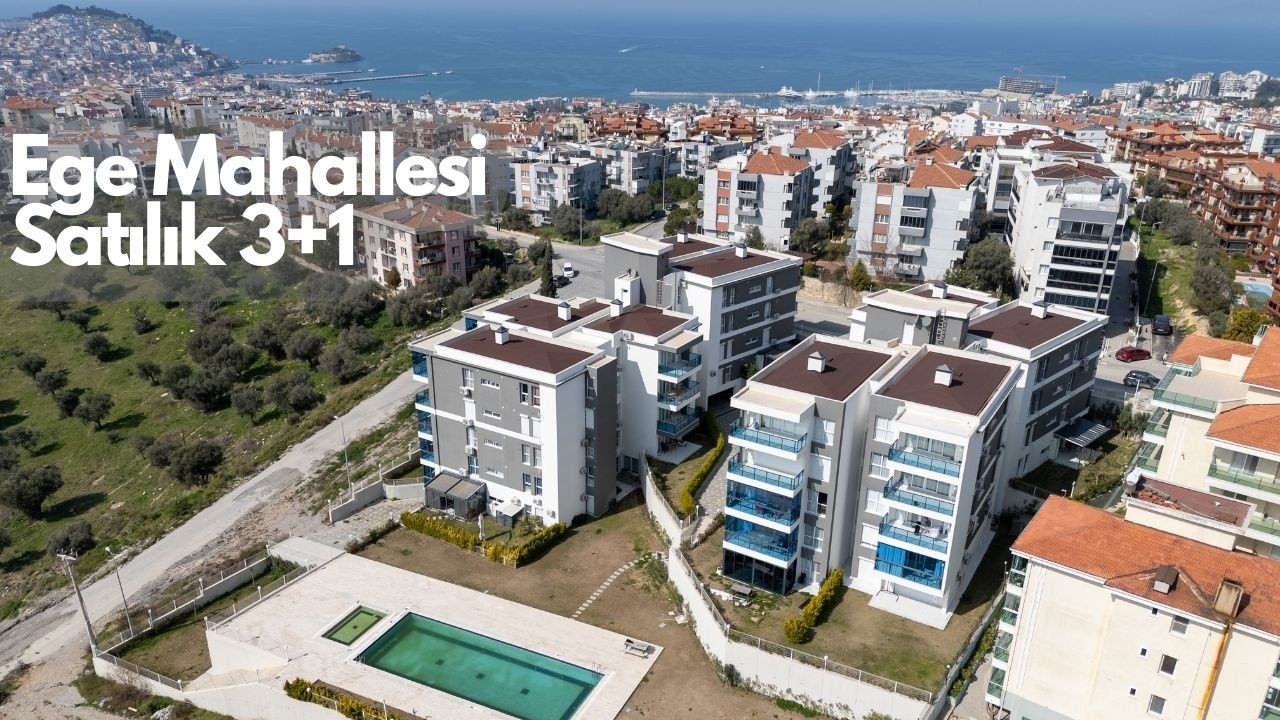Kuşadası Ege Mahallesi’nde Full Eşyalı, Havuzlu Site İçinde Geniş 3+1 Daire #259