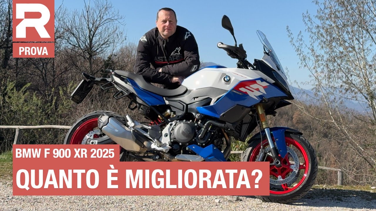 BMW F 900 XR 2025 - prova - in sella alla nuova crossover BMW. Ma è migliorata davvero?