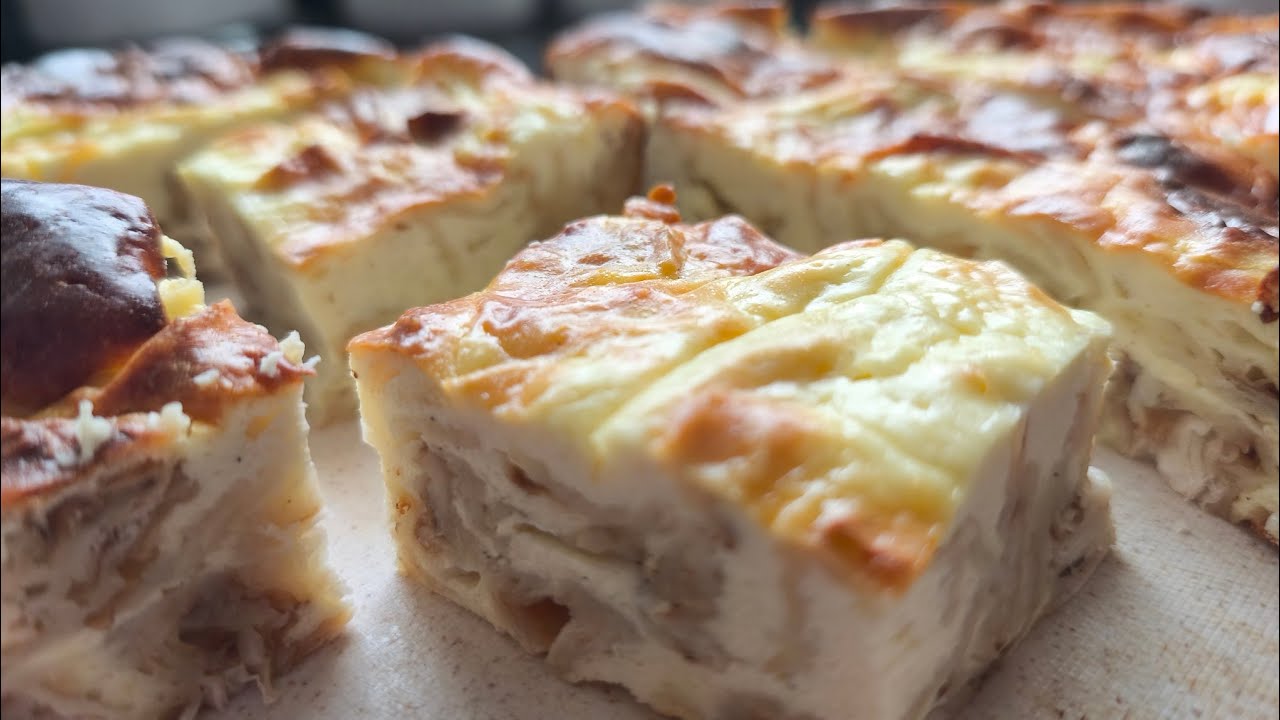 Творожная запеканка с лавашом, сладкая версия 🤤