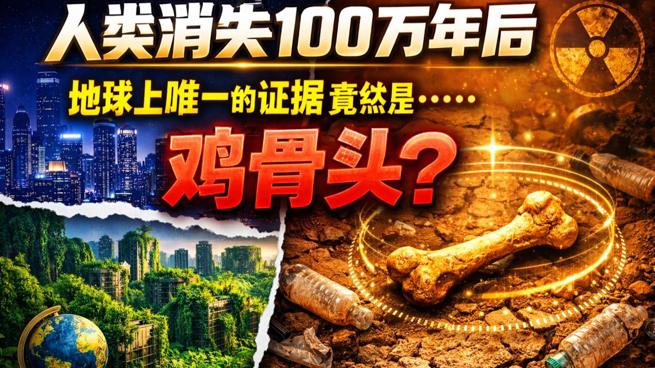 宇宙冷知识22｜人类消失100万年后，地球上唯一的证据竟然是...鸡骨头？🐔