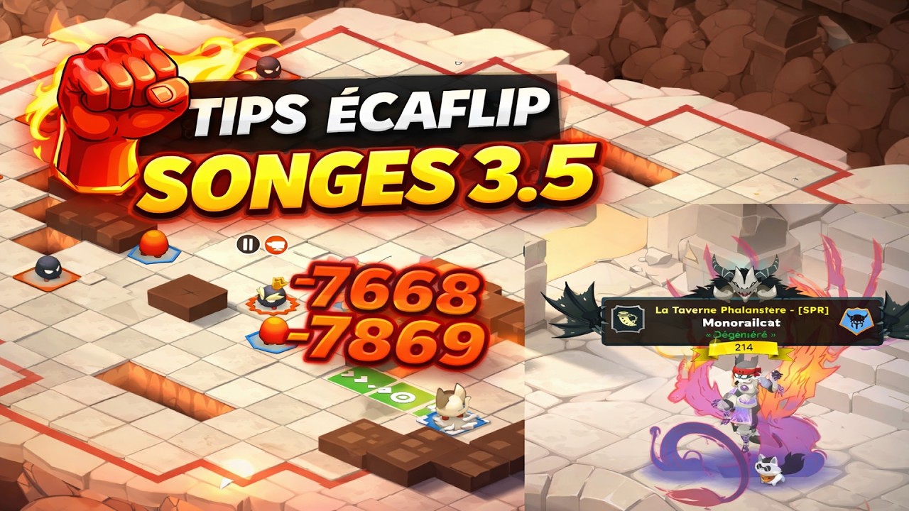 ABUSER ÉCAFLIP EN SONGES PATCH 3.5 - MES ASTUCES ET BUILDS