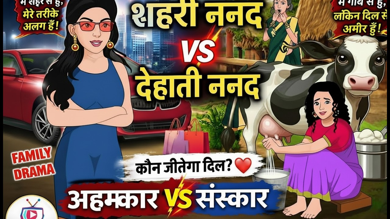 शहरी ननद Vs देहाती ननद | Shahri Nanad Vs Dehati Nanad | Saas Bahu | Kahaniya | Kaka Tv