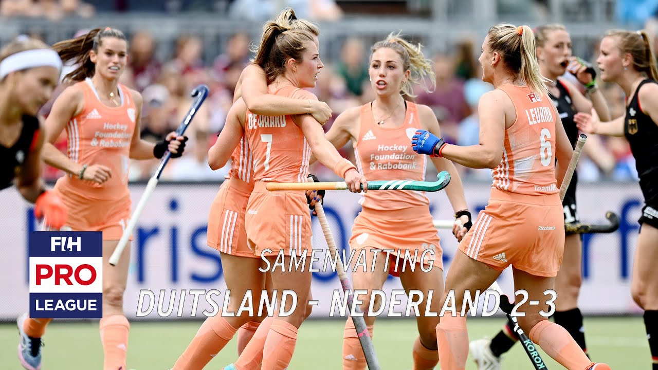 Samenvatting FIH Pro League Dames: Duitsland - Nederland