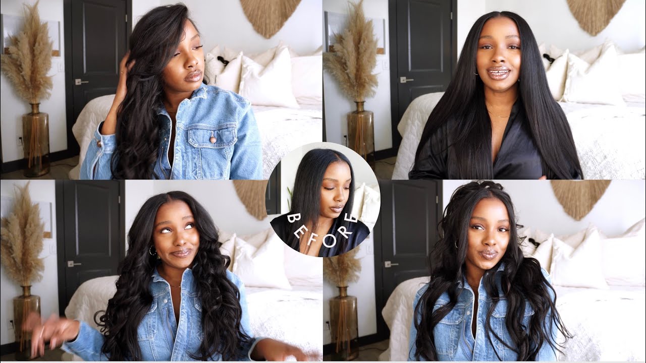 The Best Clip Ins To Match Your Silk Press! | Light Yaki Clip Ins | I’m  In Love | !ft CurlsQueen