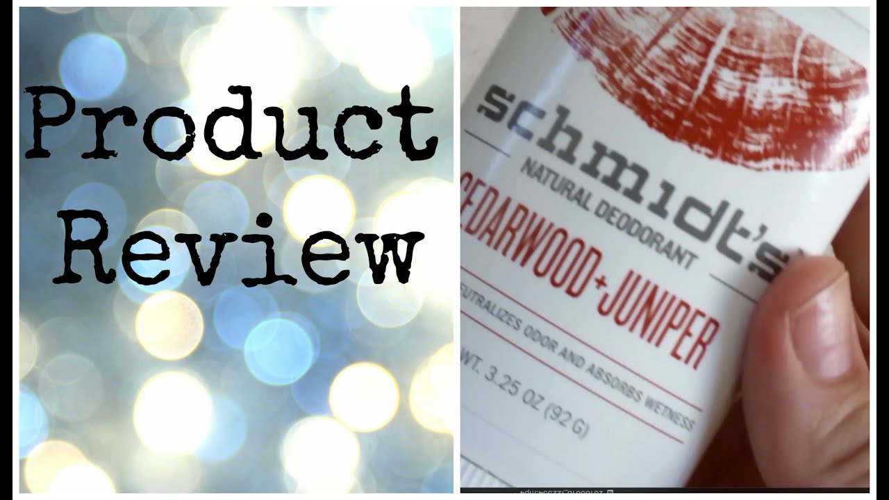 Schmidt's Natural Deodorant-One Minute Review