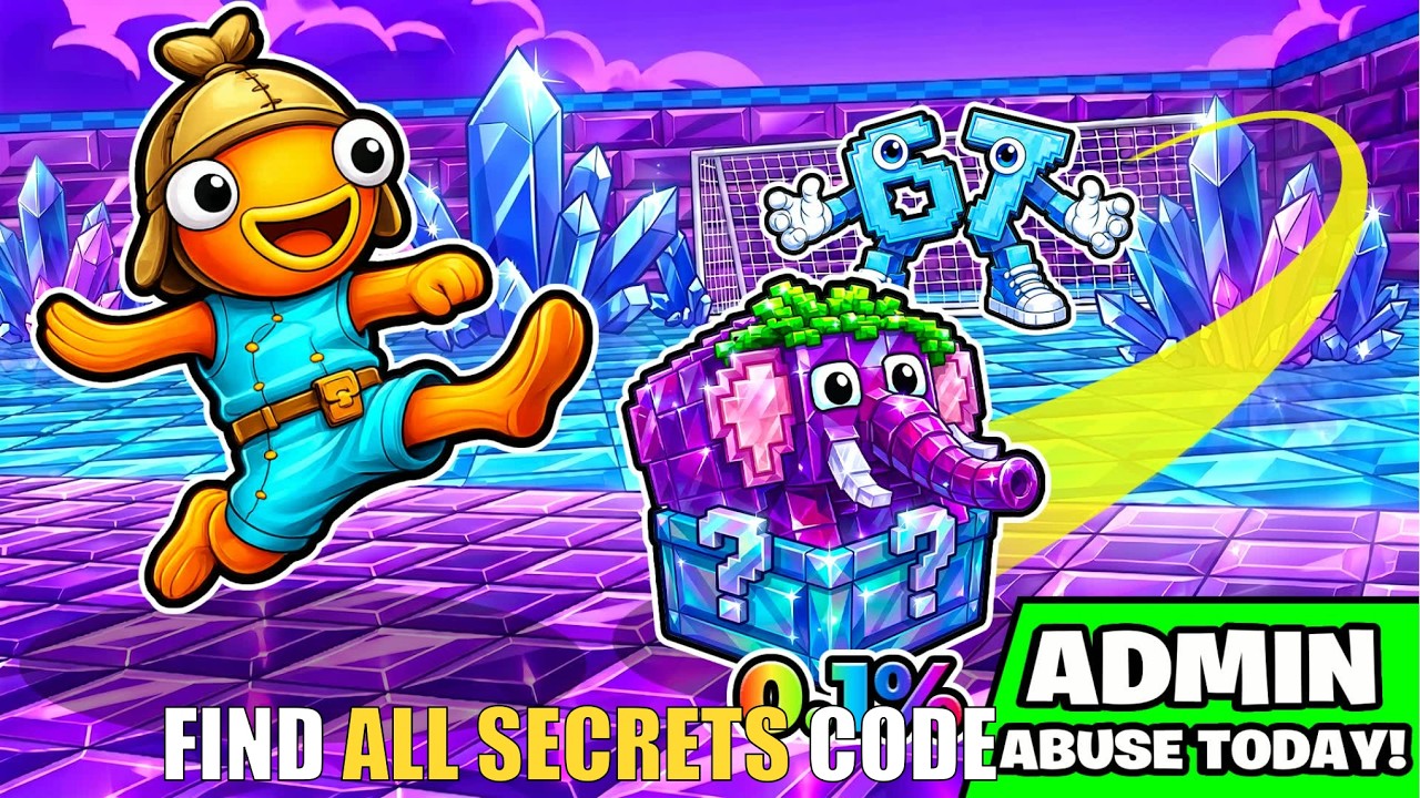 KICK A LUCKY ROT MAP FORTNITE CREATIVE - ALL SECRETS CODES (CRYSTAL EVENT)