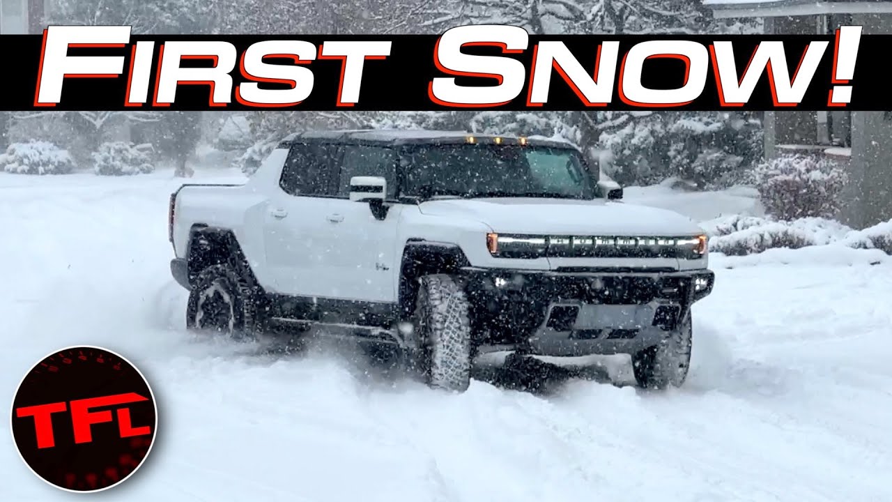 The New Hummer EV Truck DOESN'T DRIVE Like You Think In the Snow Because Of This One New Feature!