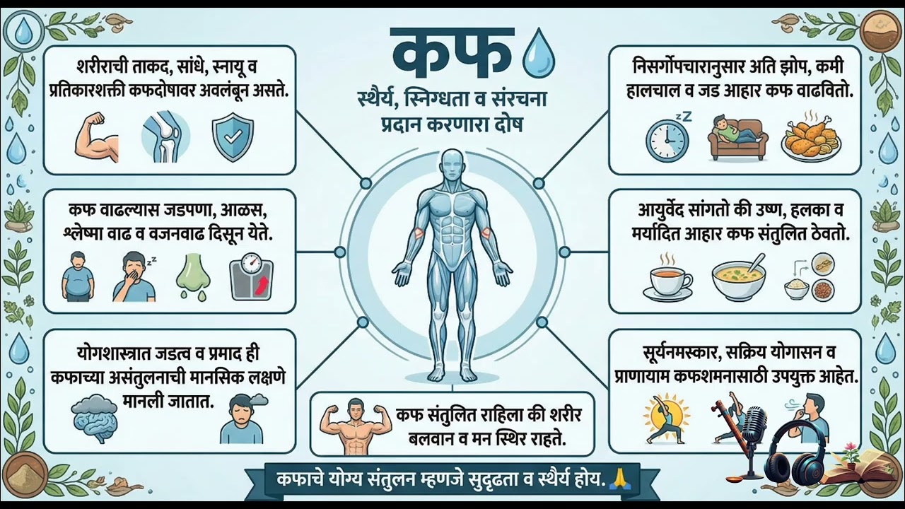 कफ दोष क्या है? | Kapha Dosha in Ayurveda | लक्षण, कारण, आहार और घरेलू उपचार | संपूर्ण जानकारी