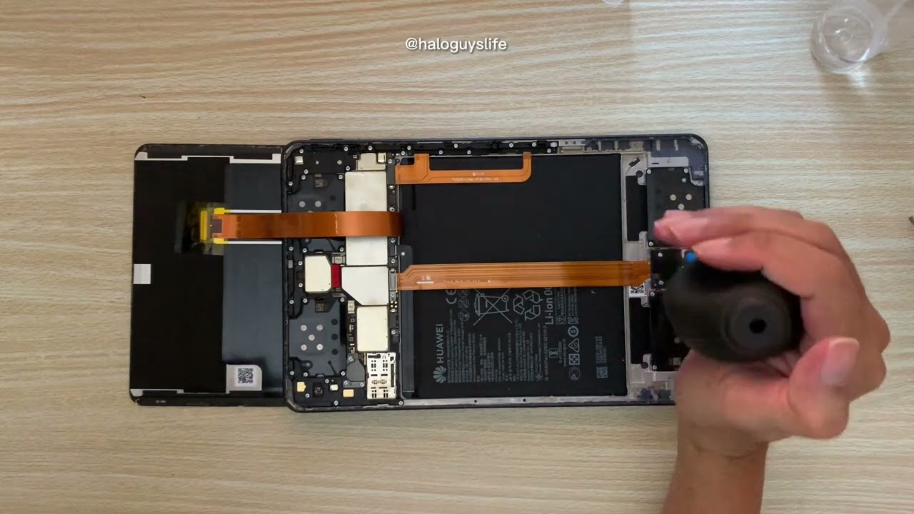 bongkar benerin lcd huawei matepad 10.4 screen popped