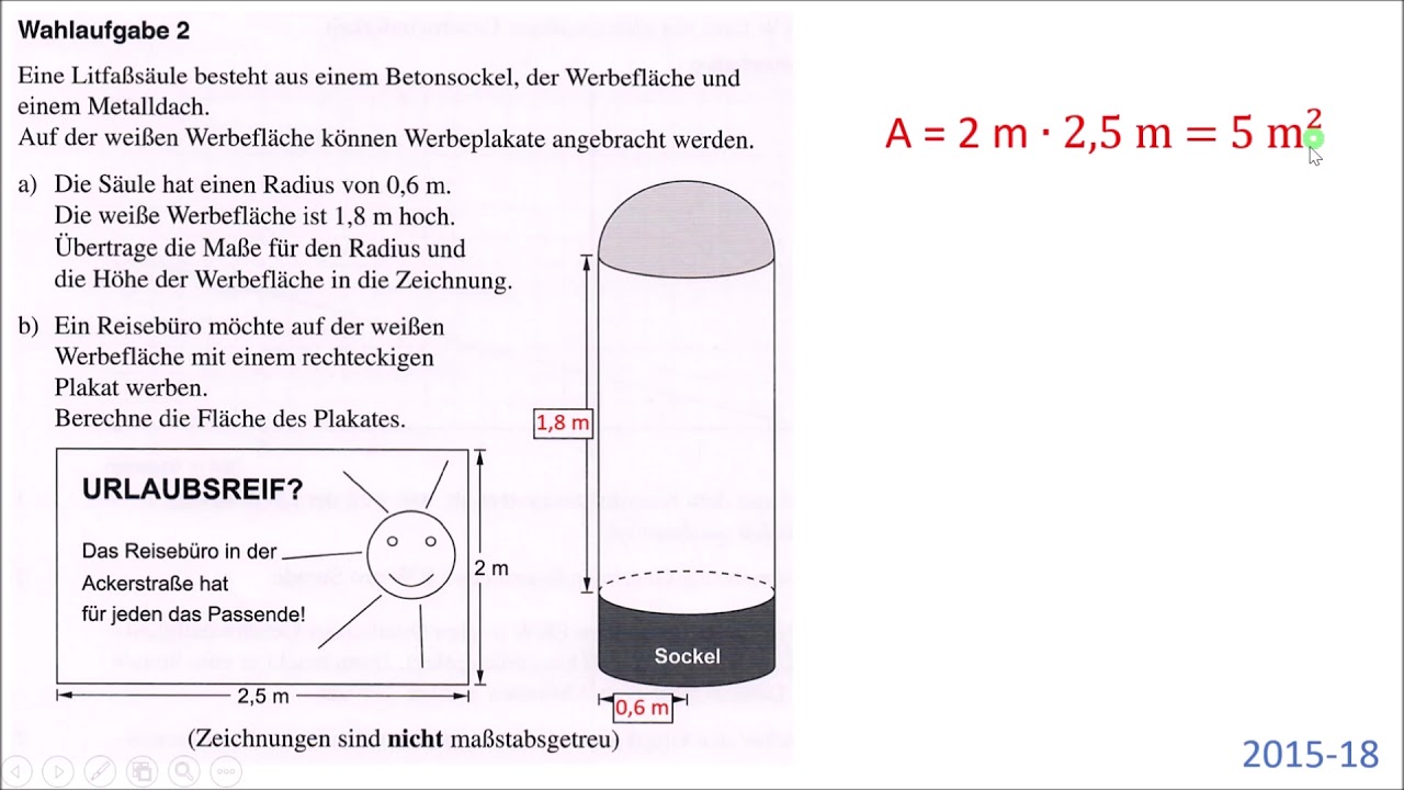 Abschlussprüfung 2015 Hauptschule Klasse 9 G-Kurs Wahlaufgaben