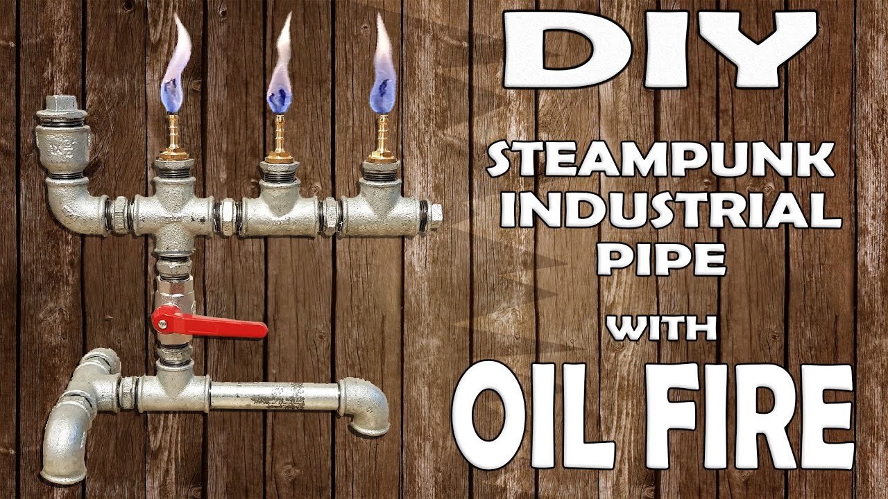 #2 DIY Steampunk Industrial Pipe Oil Lamp