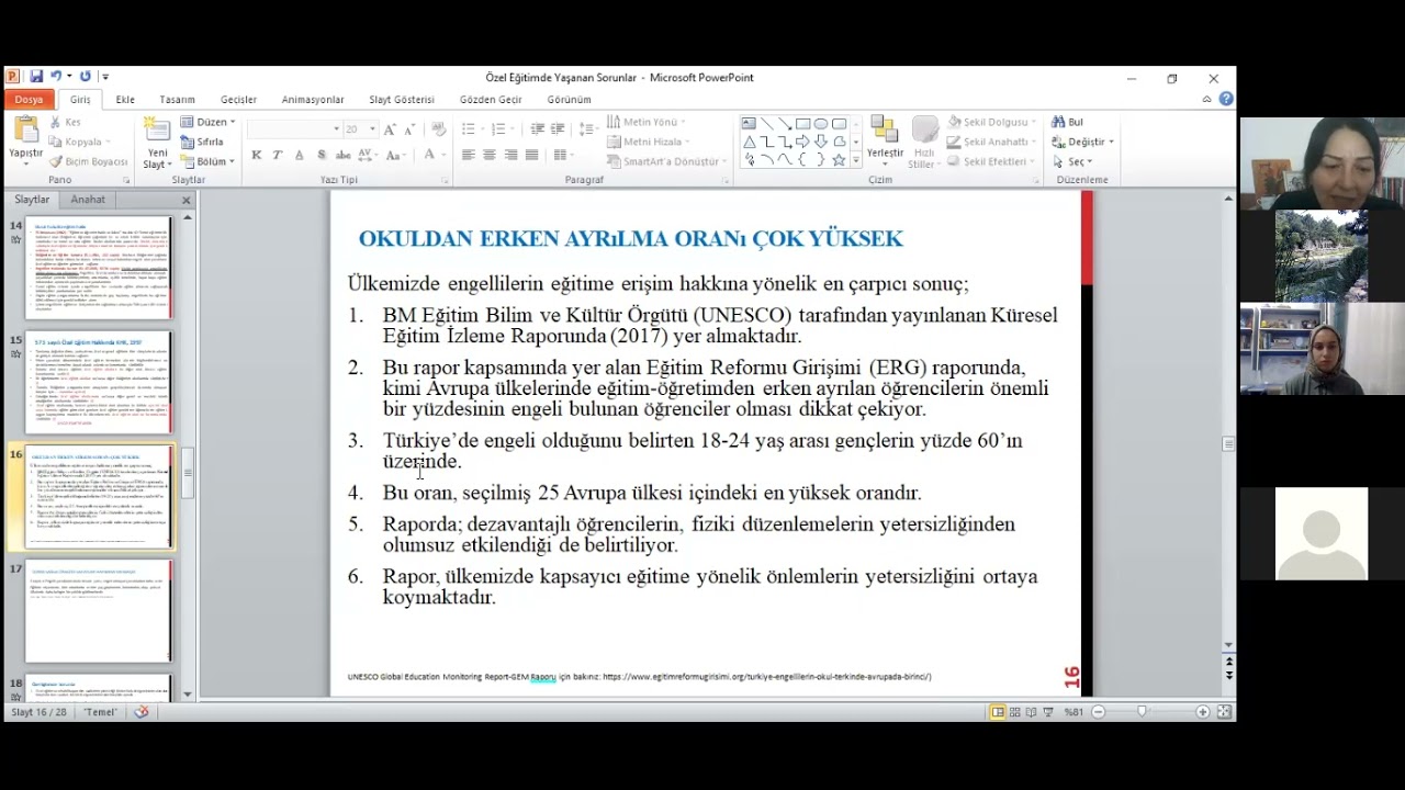Özel Eğitim ve Sosyal Hizmet Zirvesi 5. Oturum Özel Gereksinimli Bireylerin Yaşadığı Zorluklar Part2