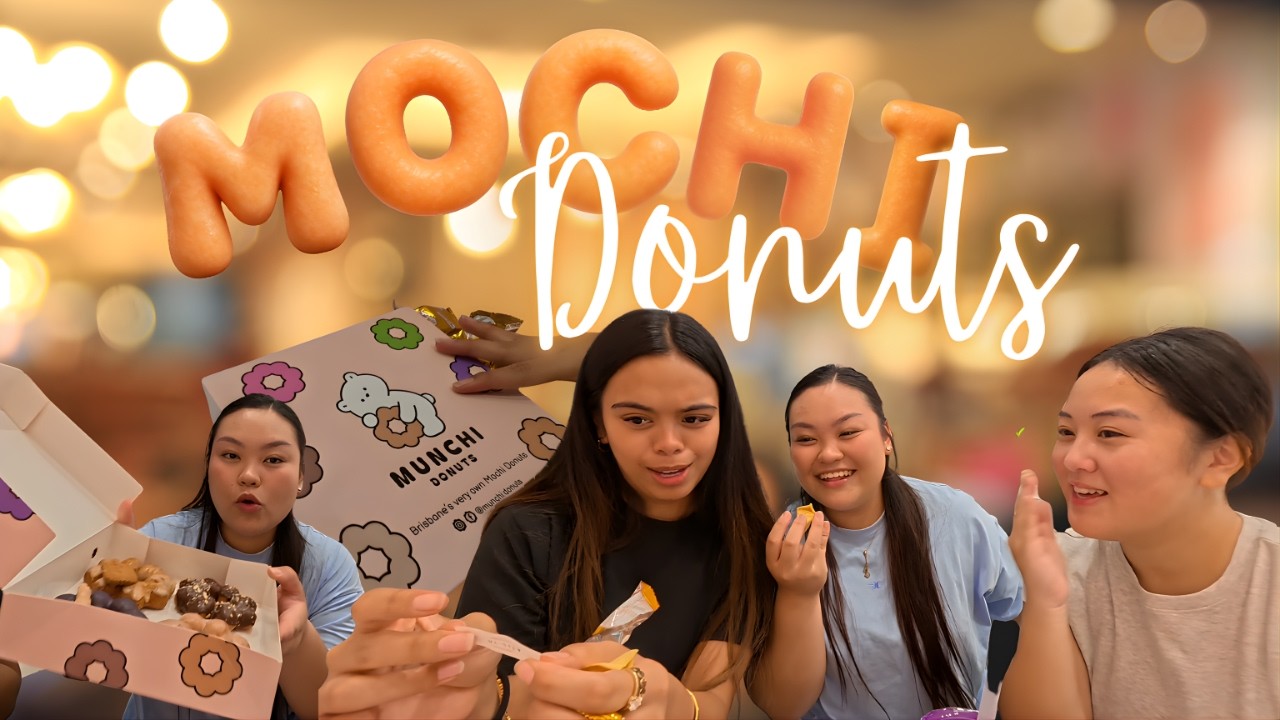 TRYING MOCHI DONUTS