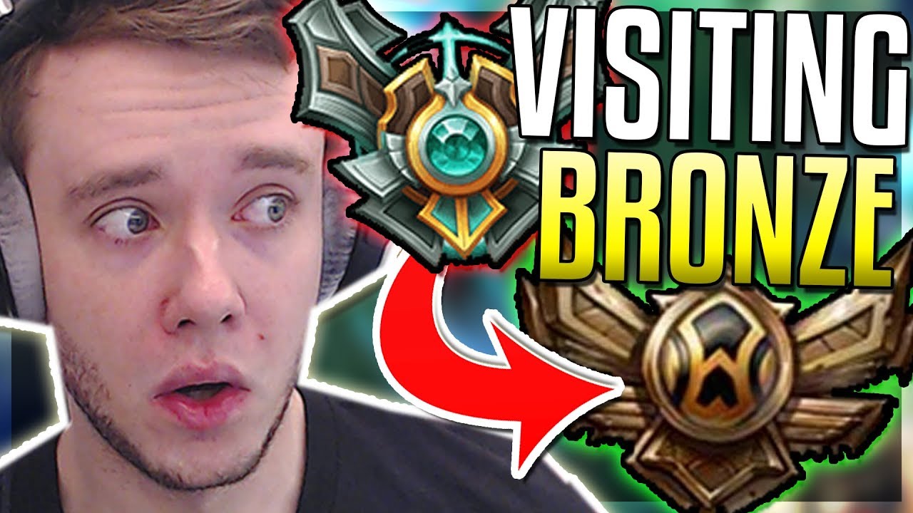 REDMERCY VISITS BRONZE ELO FOR THE FIRST TIME - Master Playing In Bronze - League of Legends