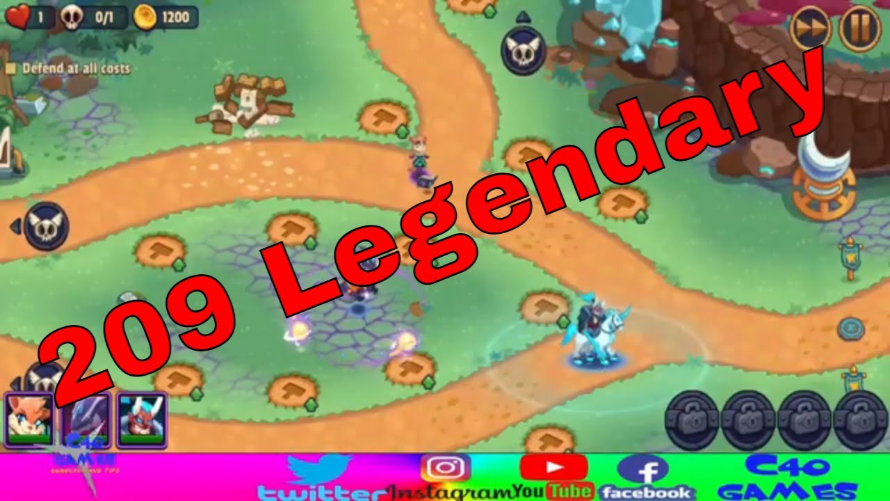 Realm defense level 209 legendary