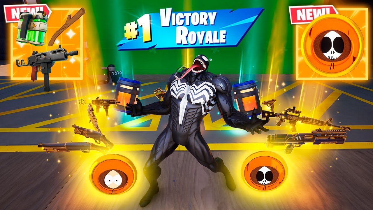 VENOM vs NEW MYTHIC'S CHALLENGE (NEW!! Fortnite Chapter 7 Season 1)