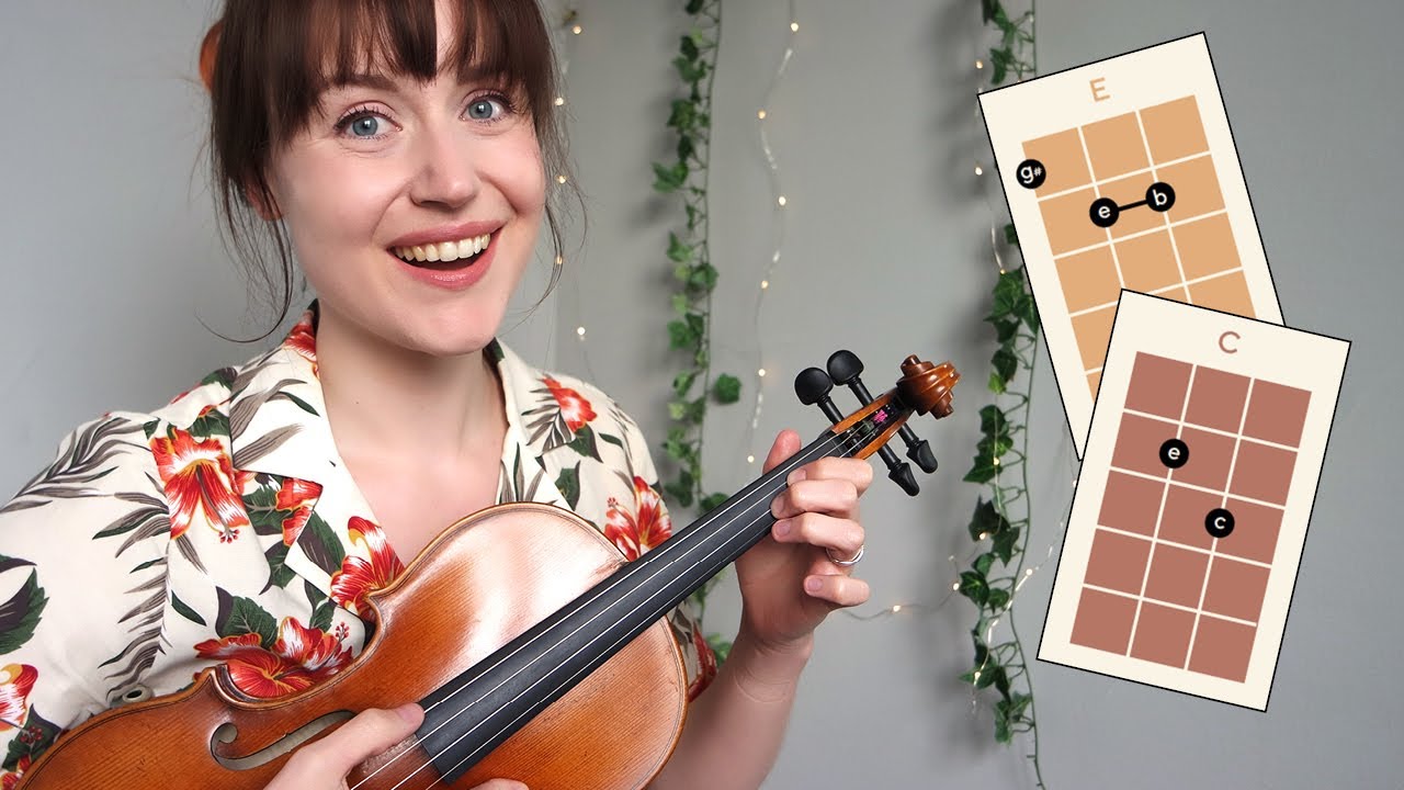 How to strum chords on your violin | TUTORIAL (with printable chord poster)