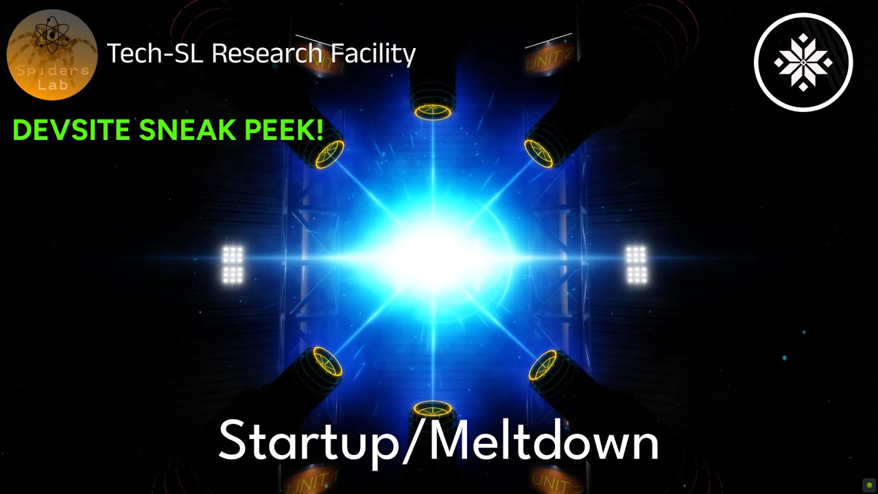 Tech-SL Research Facility (DevSite sneak peek!) Startup/Meltdown | Roblox
