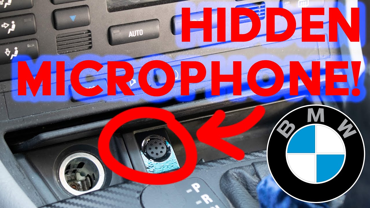 How To Hide Your Car's Microphone! | BMW e46