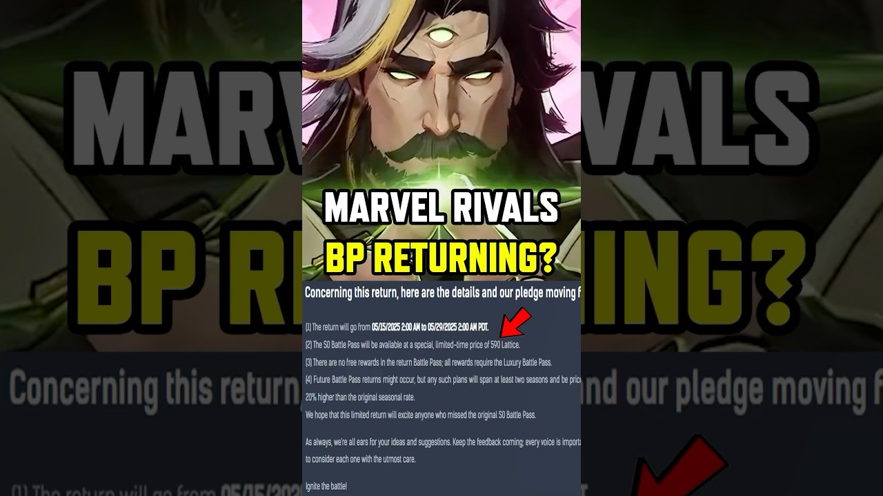 MARVEL RIVALS IS BRINGING BACK OLD BATTLEPASSES