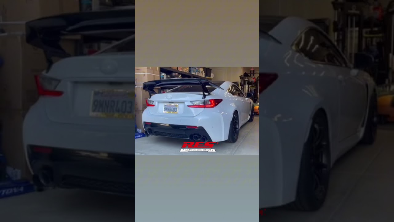 RCF Titanium Exhaust System Cold Start & Sound Test!!! 