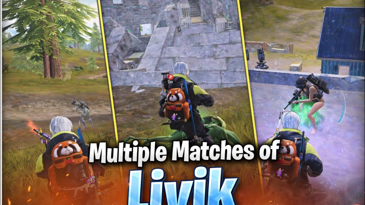 Multiple Matches of Livik 🔥 | Back to Back Action & Clutch Moments | BGMI Gameplay #video #pubg 