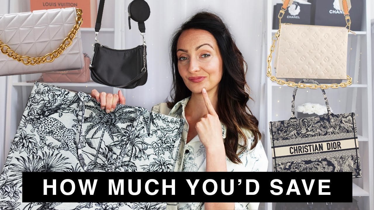 DESIGNER BAG DUPES 😮 HOW MUCH YOU COULD SAVE ft. Dior, LV, Prada, Bottega Veneta