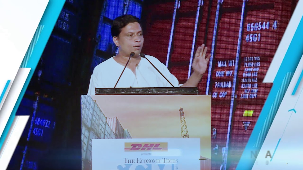 Acharya Balkrishna, MD & CEO, Patanjali Ayurved at The ET SCM and Logistics Summit 2018