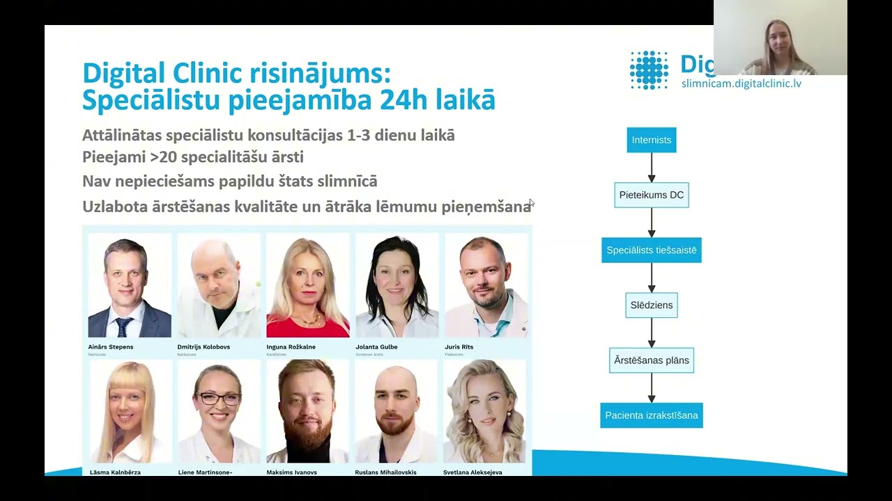 Kā reģionālajai slimnīcai nodrošināt pacientiem speciālistu pieejamību ar Digital Clinic 06.02.
