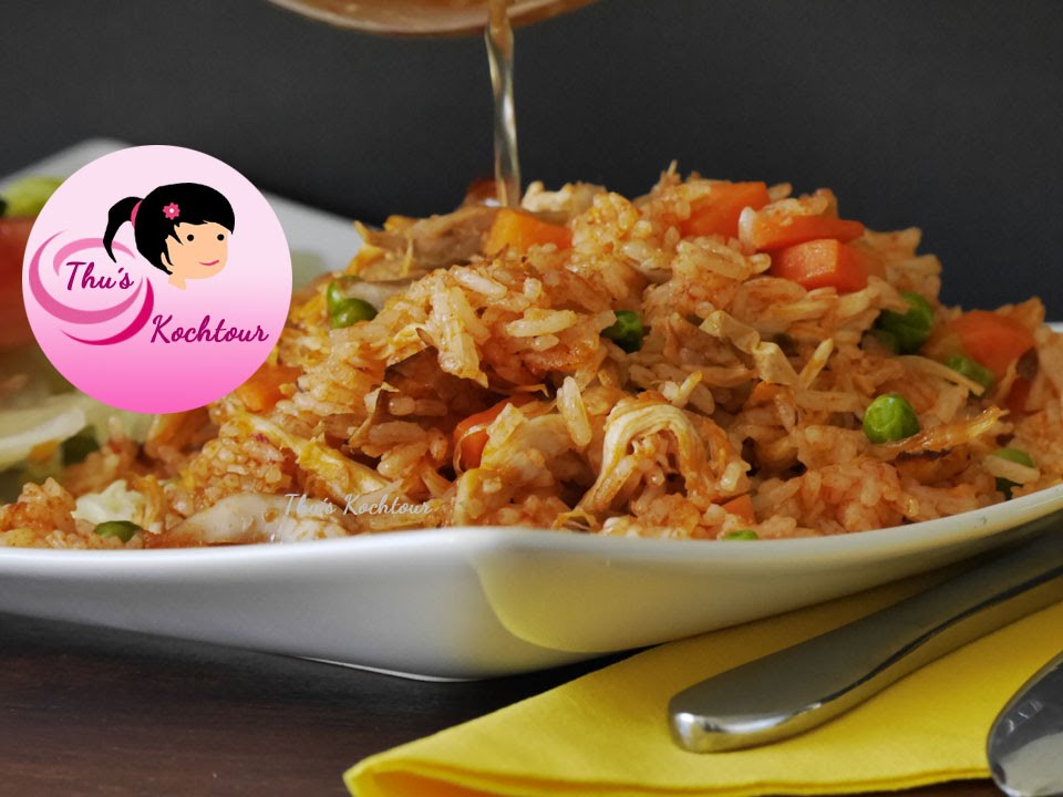 [ENG SUB] Rice with Chicken/ Reis mit Hähnchenfleisch