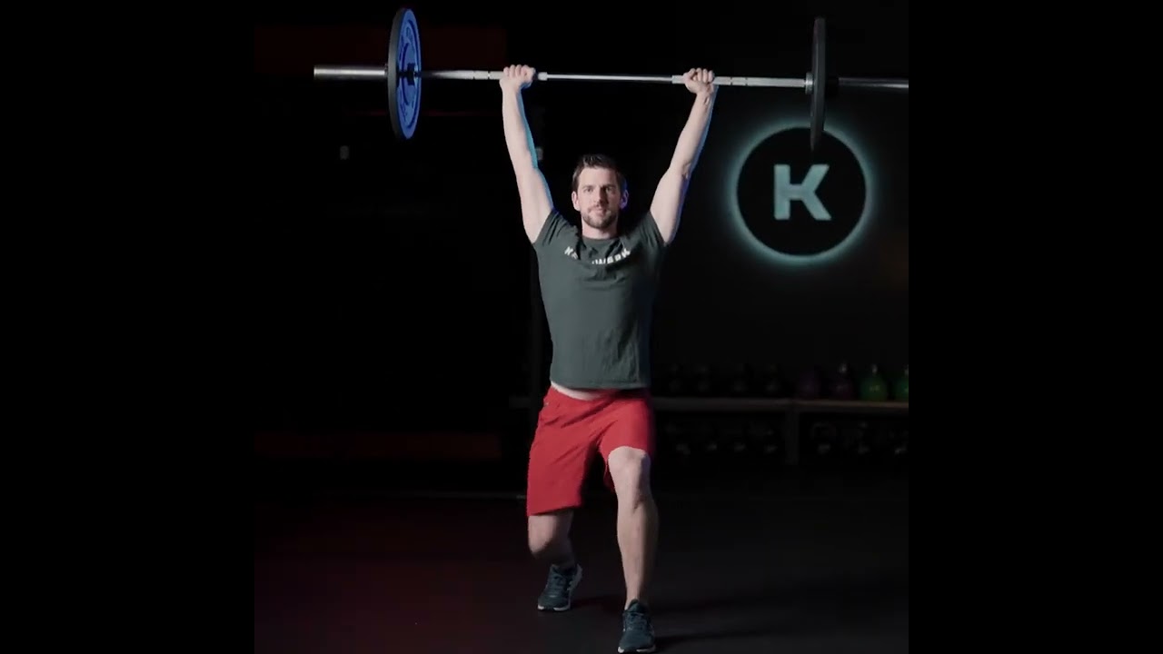 Overhead Lunge - Barbell