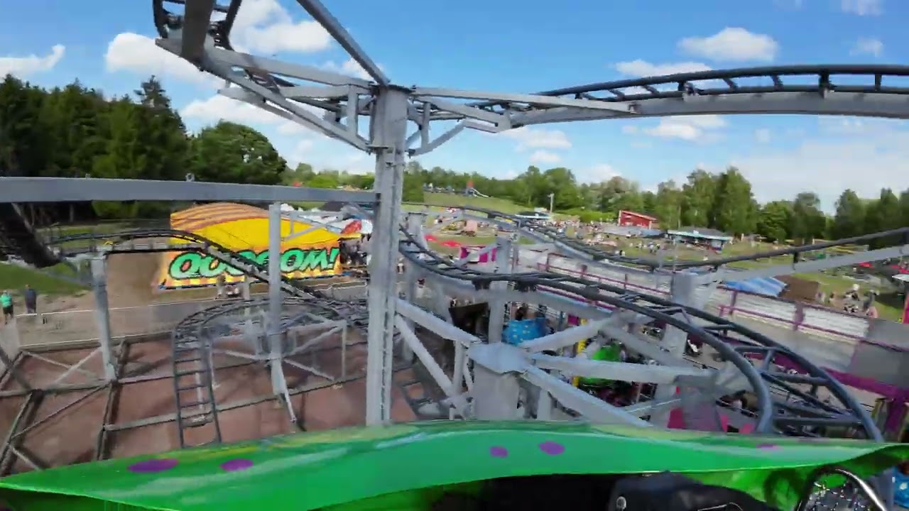 Extremes Spinning auf Mad Mouse | Wilde Maus Achterbahn | Tosselilla Sommarland | ONRIDE 2023 #4k