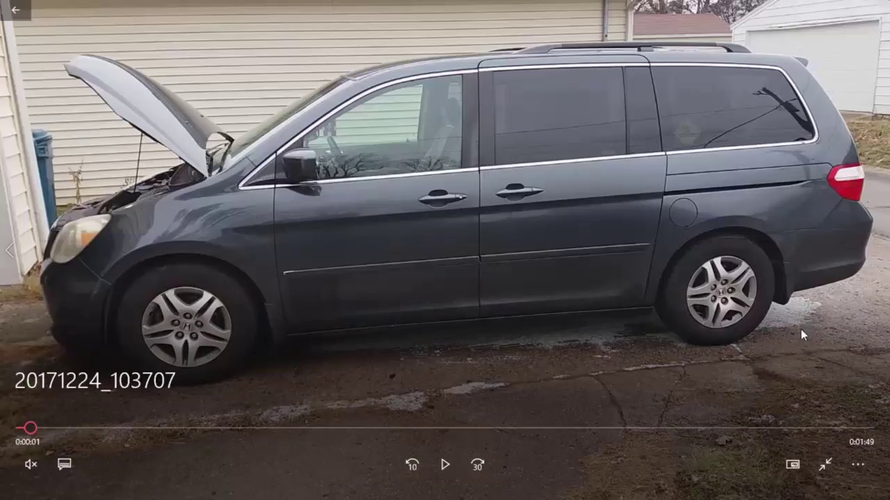 2006 Odyssey - Several Cylinder Misfire - Upstream component issue.