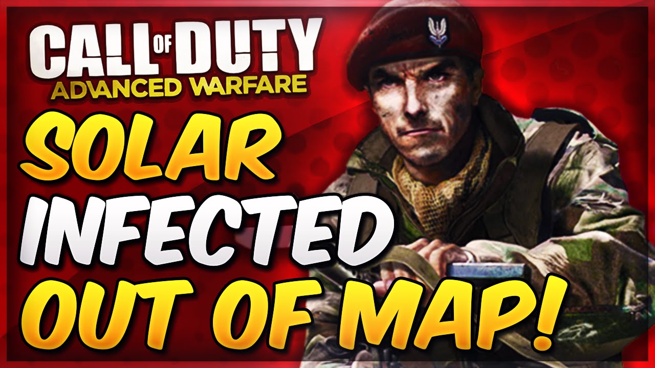 COD Advanced Warfare On Top & Out of The Map SOLAR Glitch After Patch! (AW Solar Infected Glitches)
