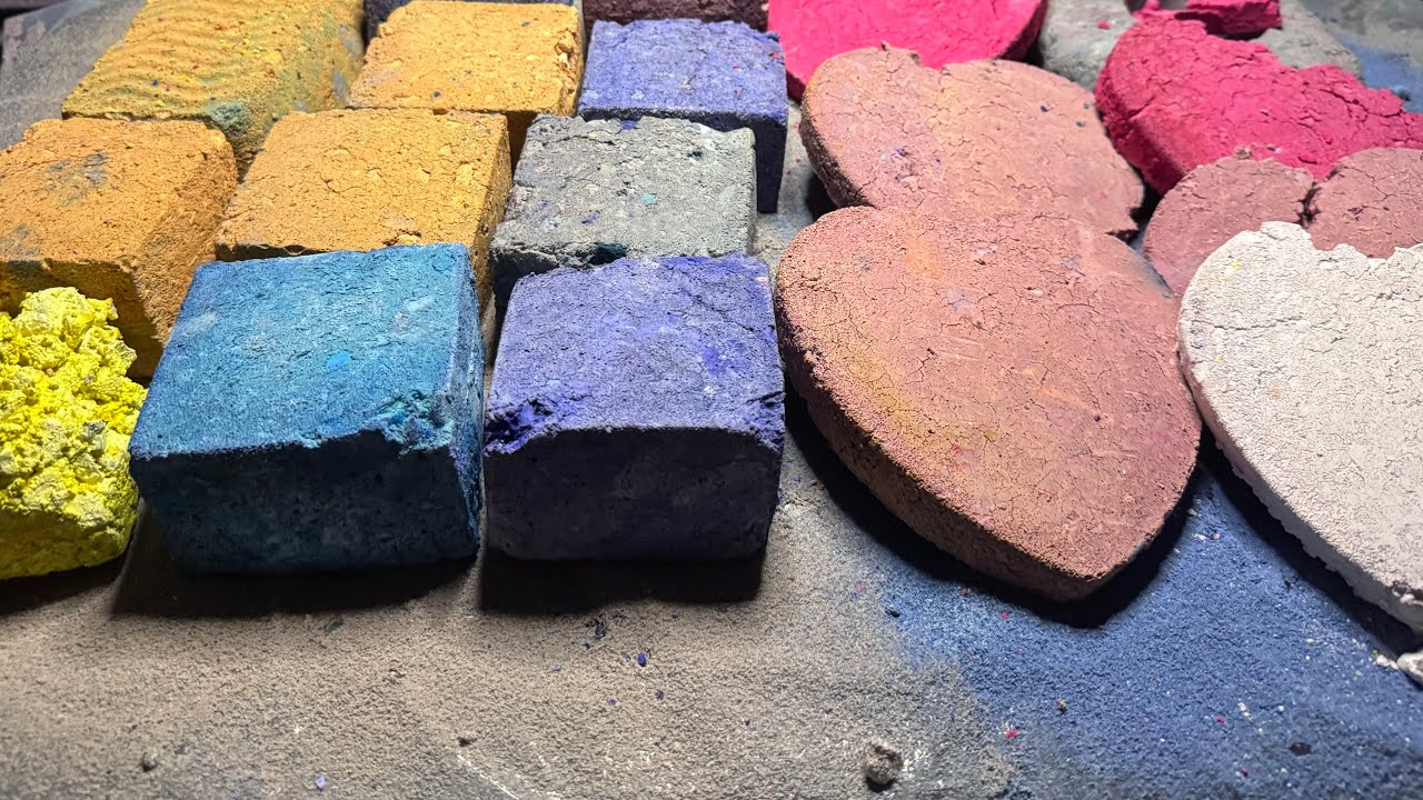 My Sister Tries Crushing Gym Chalk for the First Time | Part 2 of 3 | ASMR Relaxation