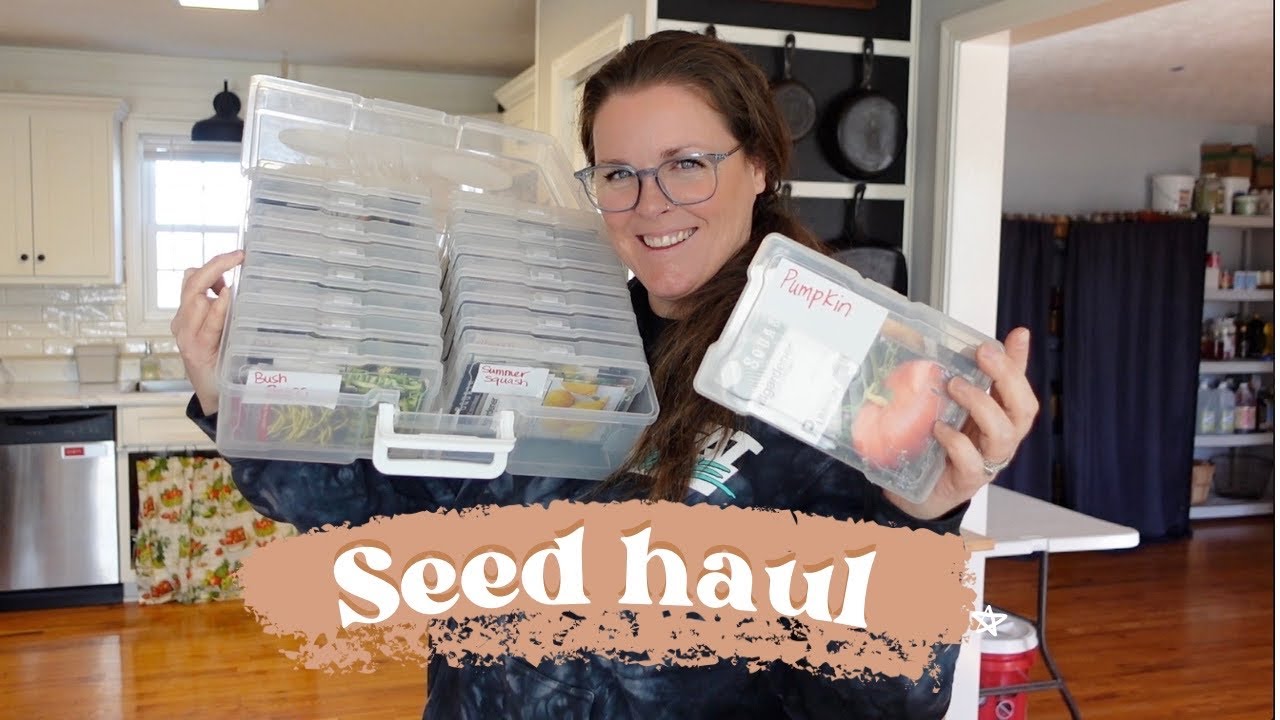 2024 Gardening plans | SEED HAUL | Part 1 Spring Garden