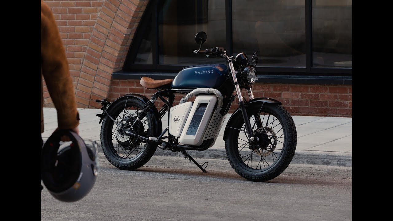 MAEVING RM1 la moto elettrica inglese con la guida a destra batterie estraibili ruote da 19  1/2