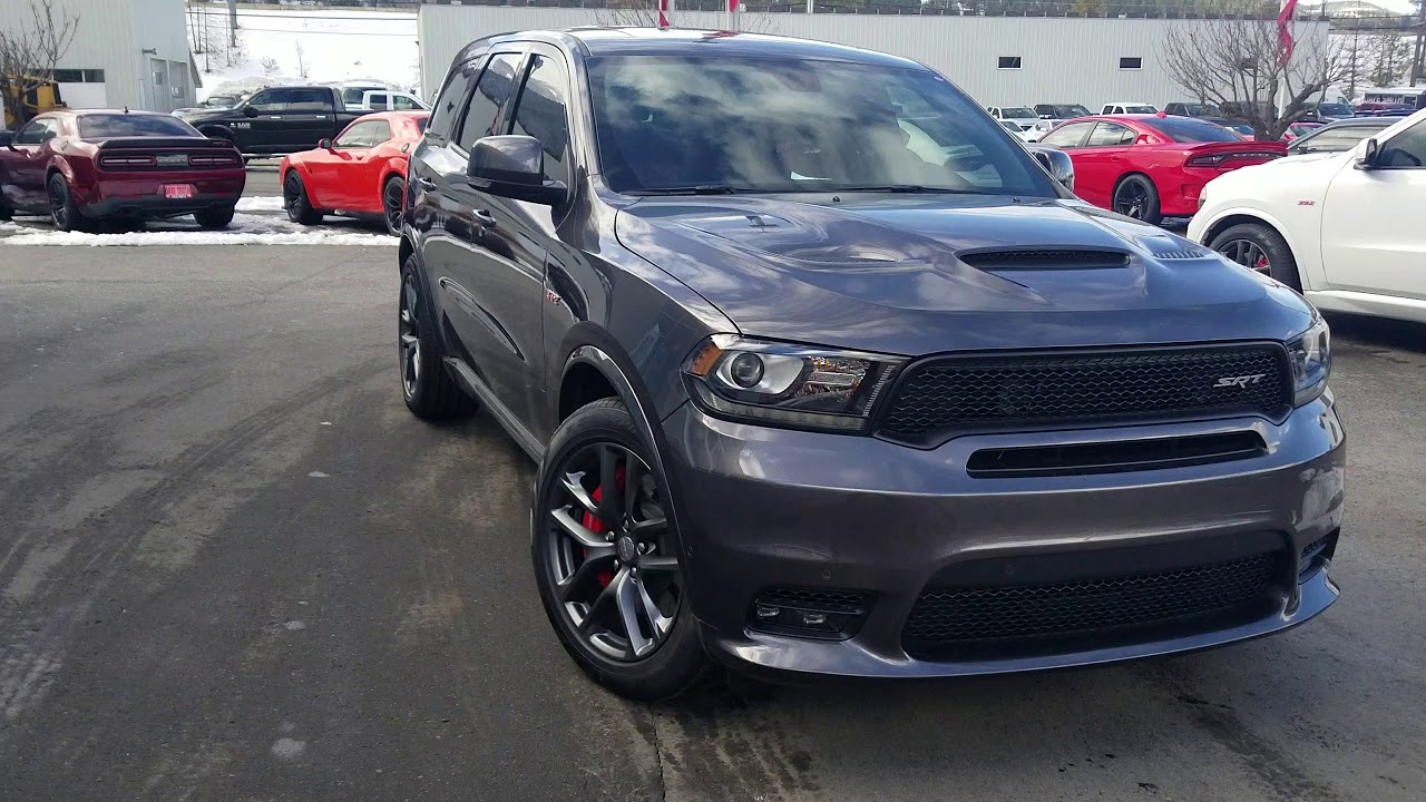 SRT Durango Granite Crystal red interior