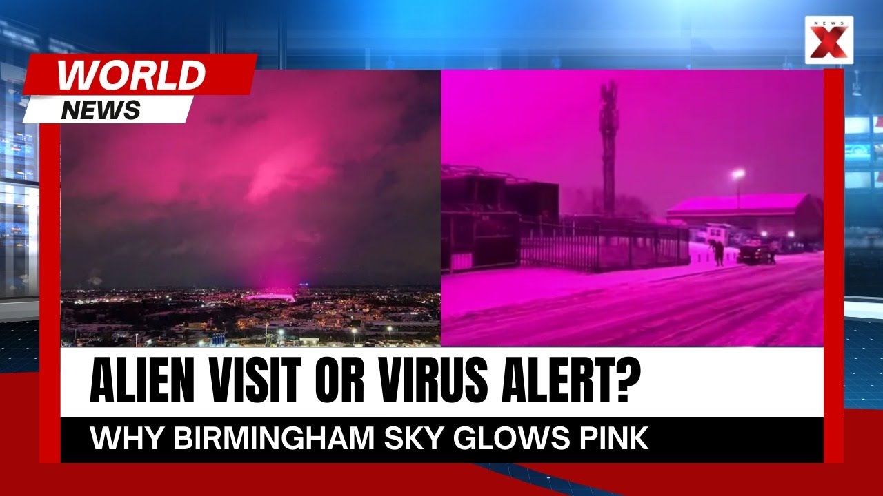 UK&rsquo;s Birmingham Sky Turns Pink Overnight&mdash;Aliens, Virus Or Weather? Truth Inside | NewsX