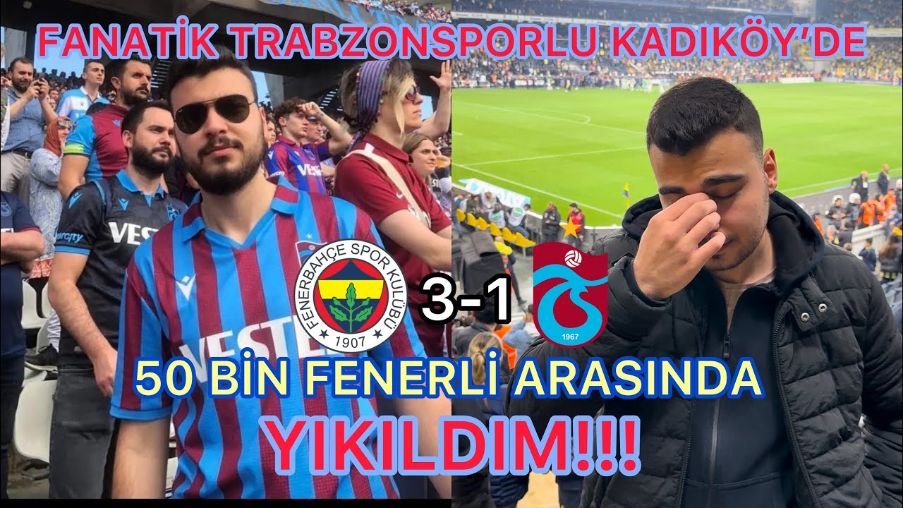 FANATİK TRABZONSPORLU FENERBAHÇE MAÇINA ŞÜKRÜ SARAÇOĞLU STADYUMUNDAN TEPKİ VERİYOR!!!