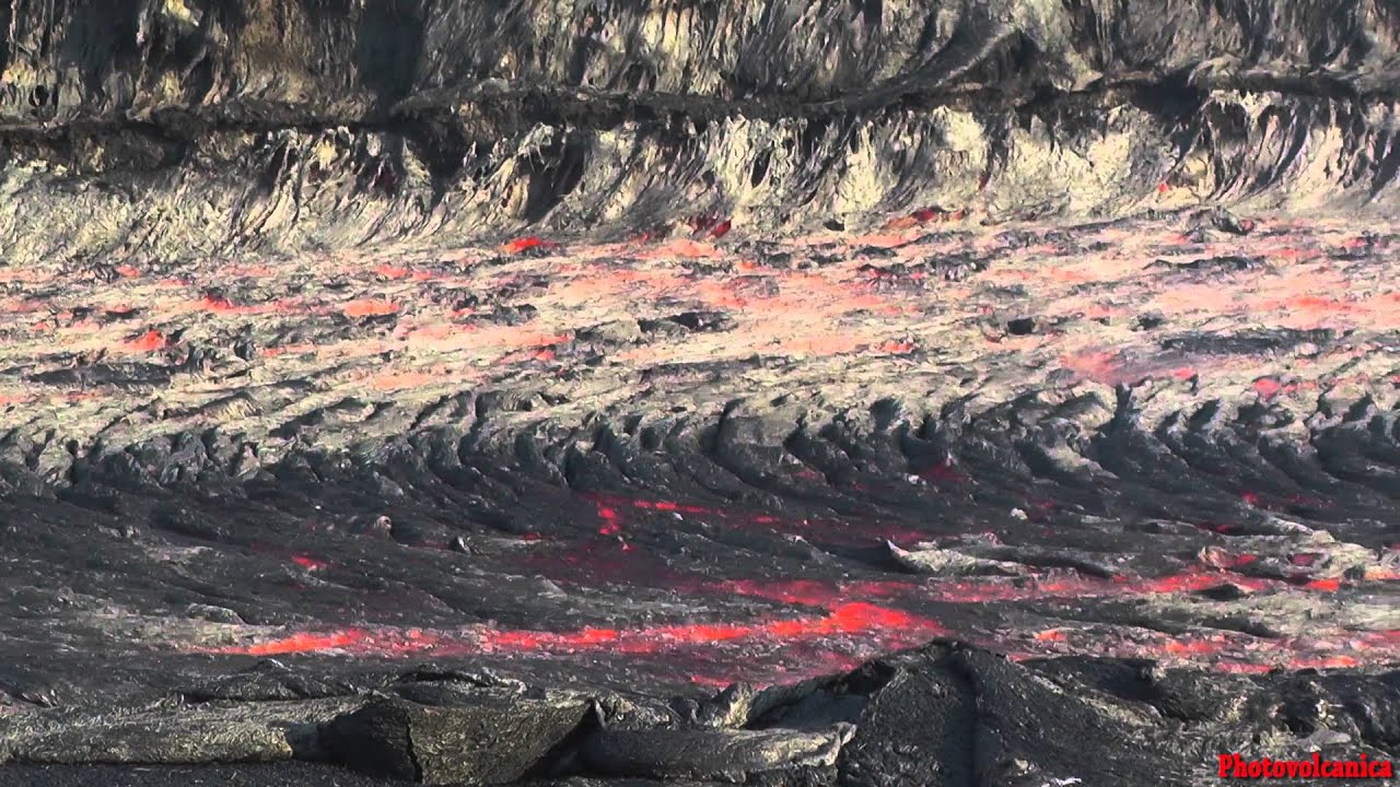 Lava Flows Extremely Close, Fogo Volcano Eruption, 2014