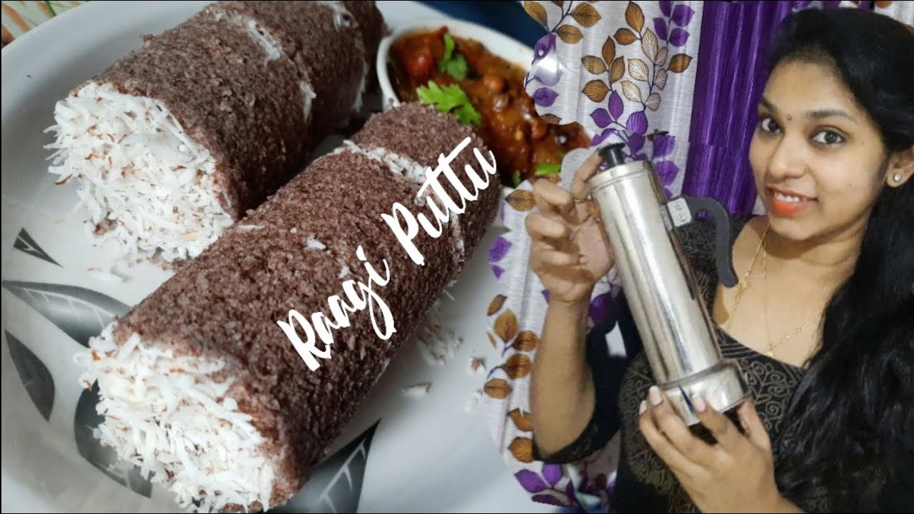 How to make Puttu | Puttu Making | Puttu Recipe in Telugu | Ragi Pitti in Telugu | Ragi Puttu