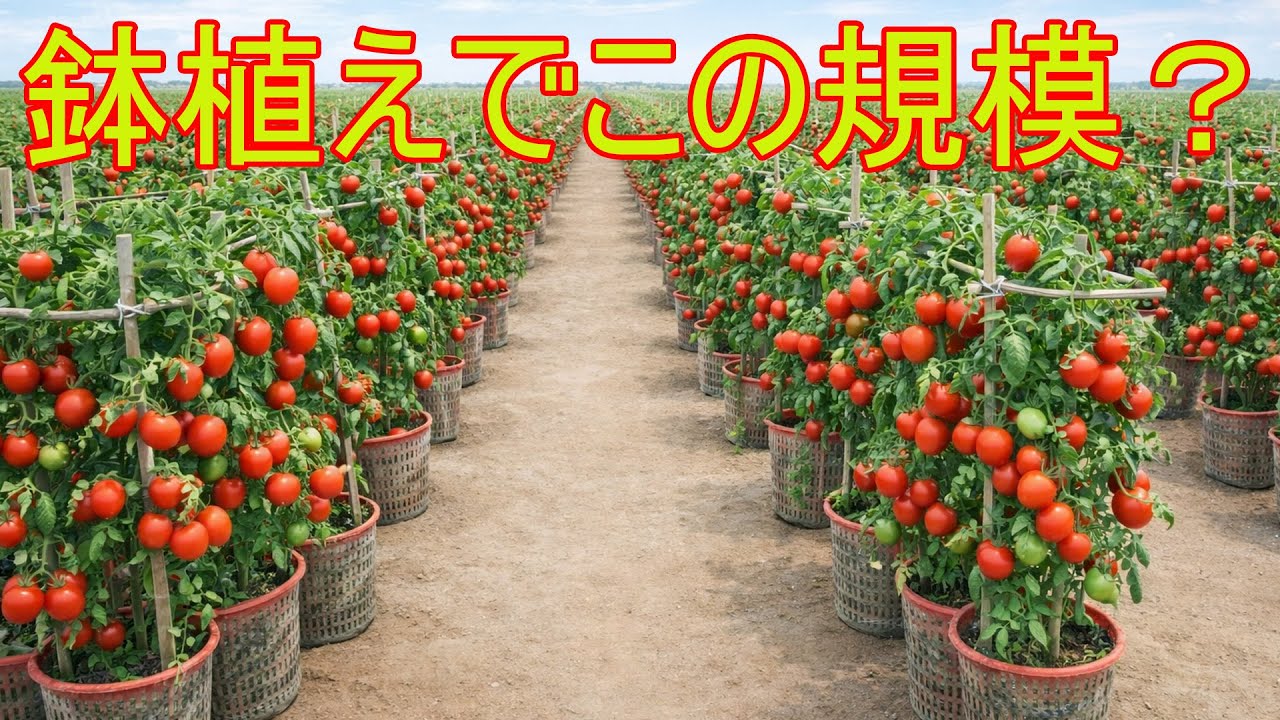 捨てるゴミかごでトマトが豊作に！驚きの再利用栽培