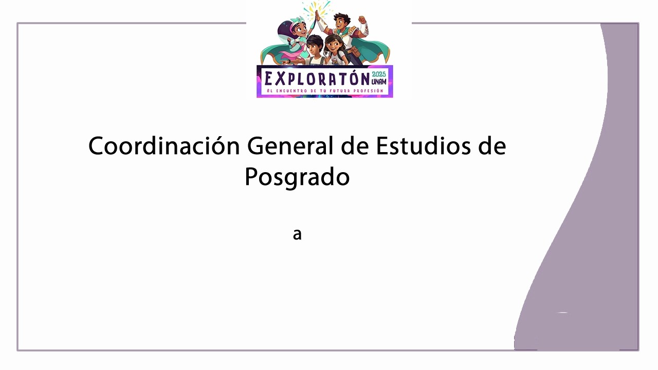 Coordinación General de Estudios de Posgrado