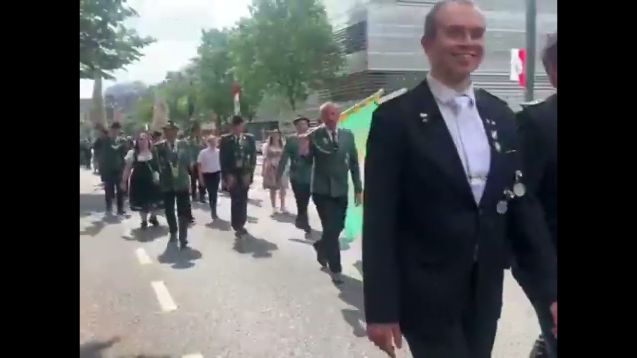 Live vom Festumzug der Schützen aus Düsseldorf Derendorf am 02.07.2023