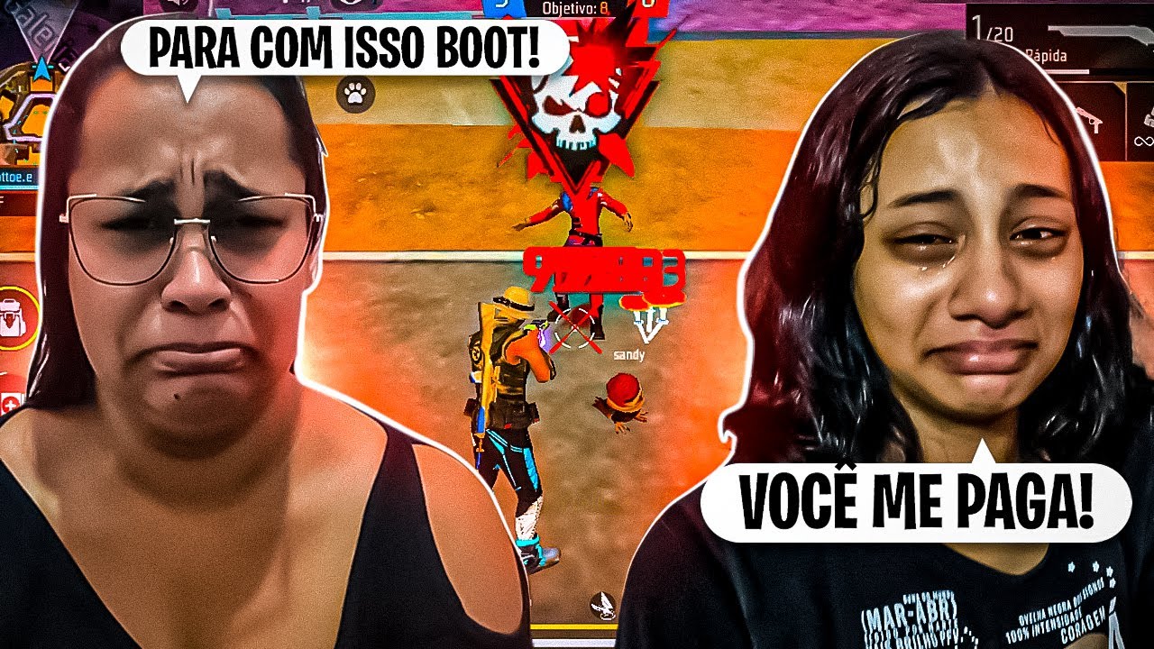 NEM PENSE EM FAZER ESSA TROLLAGEM COM SUA IRMÃ ATÉ ELA CHORAR E SUA MÃE TE BATER NO X1 KK FREE FIRE😭