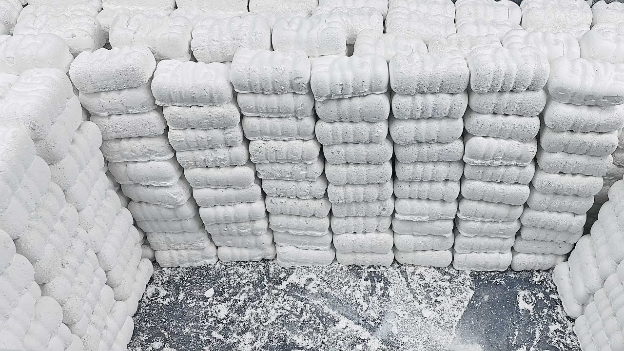 600 gym chalk bar crush | 19k celebration | ASMR | ODDLY SATISFYING