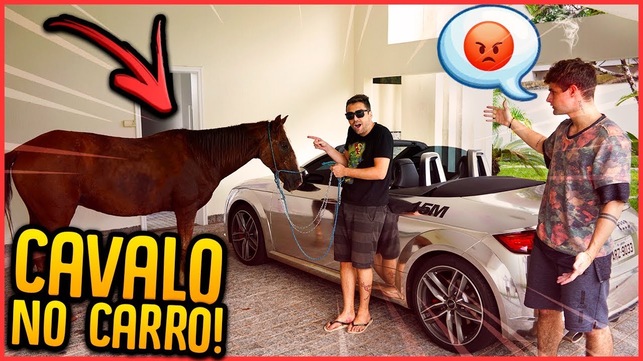 AMARREI UM CAVALO NO CARRO DO REZENDE - TROLLANDO REZENDE [ REZENDE EVIL ]