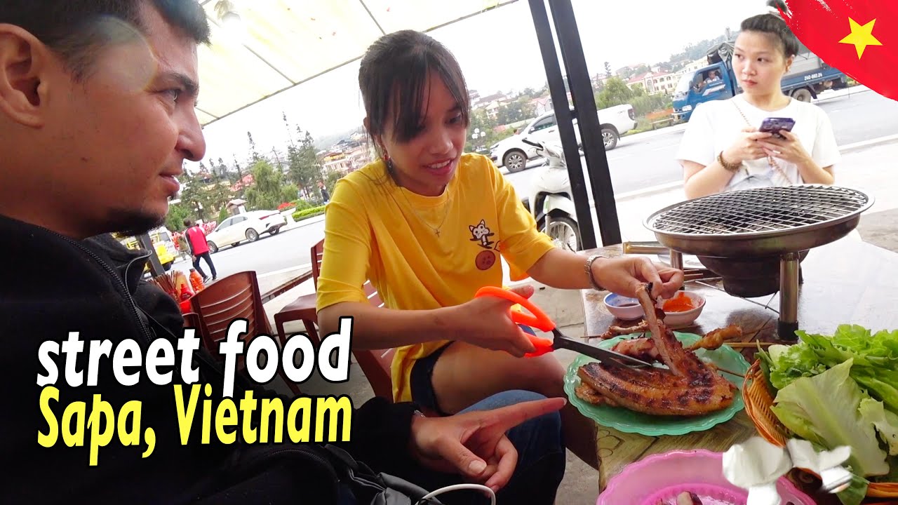 Barbecue Feast in Sapa Vietnam 🇻🇳