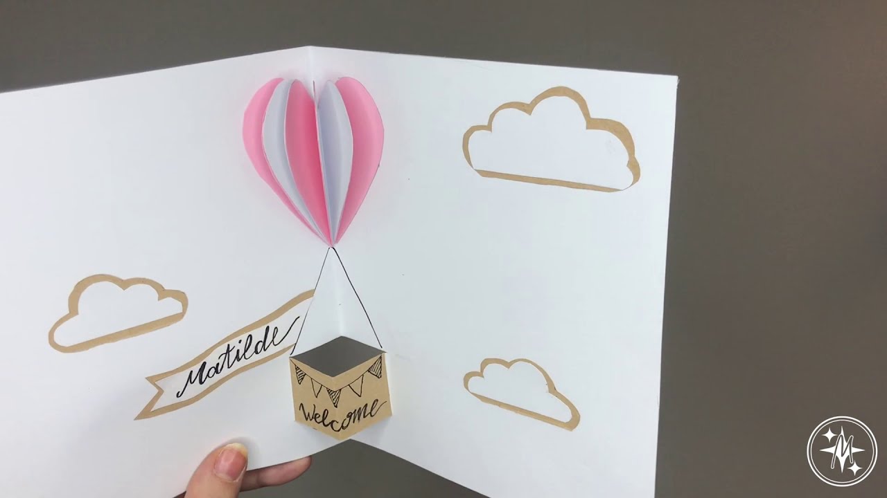 Biglietto nascita fai da te/DIY birth greetings card